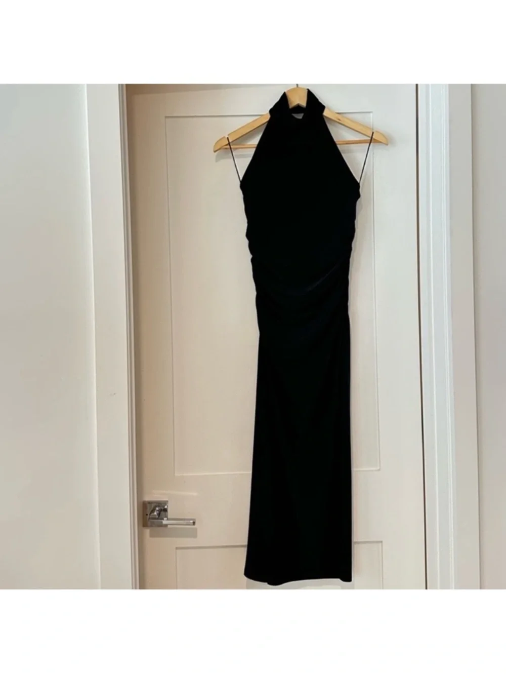 Aritzia smooth matter remedy halter dress black XS - Picture 2 of 6